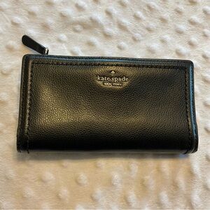 Kate Spade Black Leather Wallet